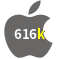 Aplicativo 616k para iOS